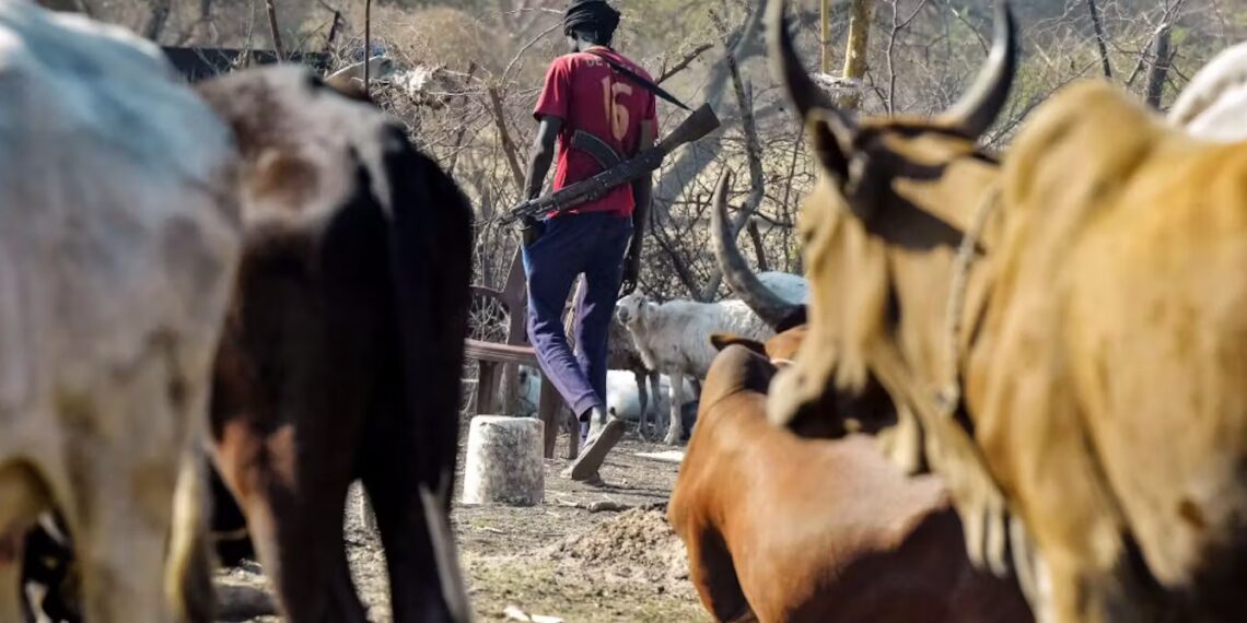 Man with cattle in South Sudan. [Photo courtesy]
