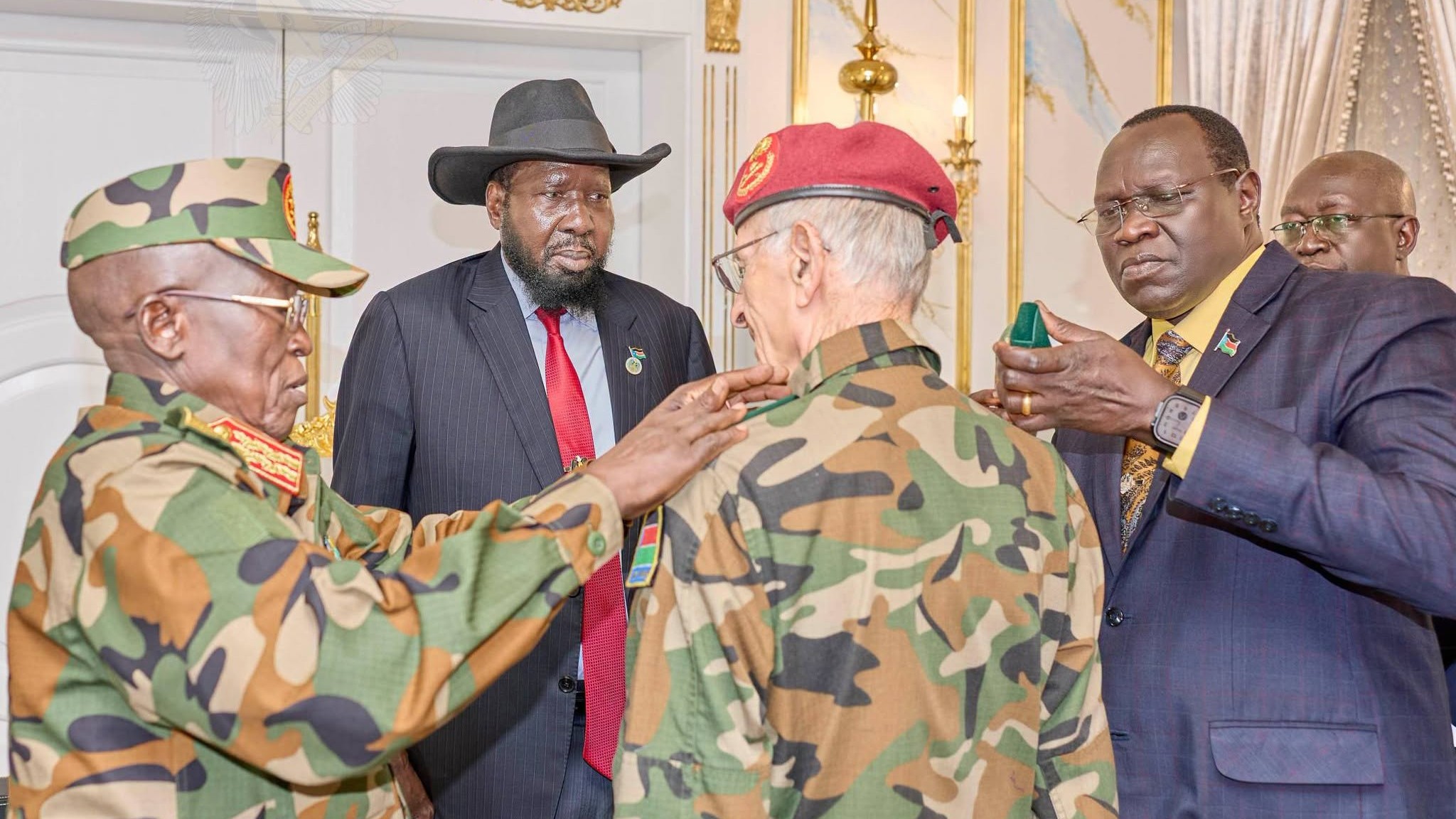 Kiir honours Israeli veteran who backed South Sudan’s liberation struggle