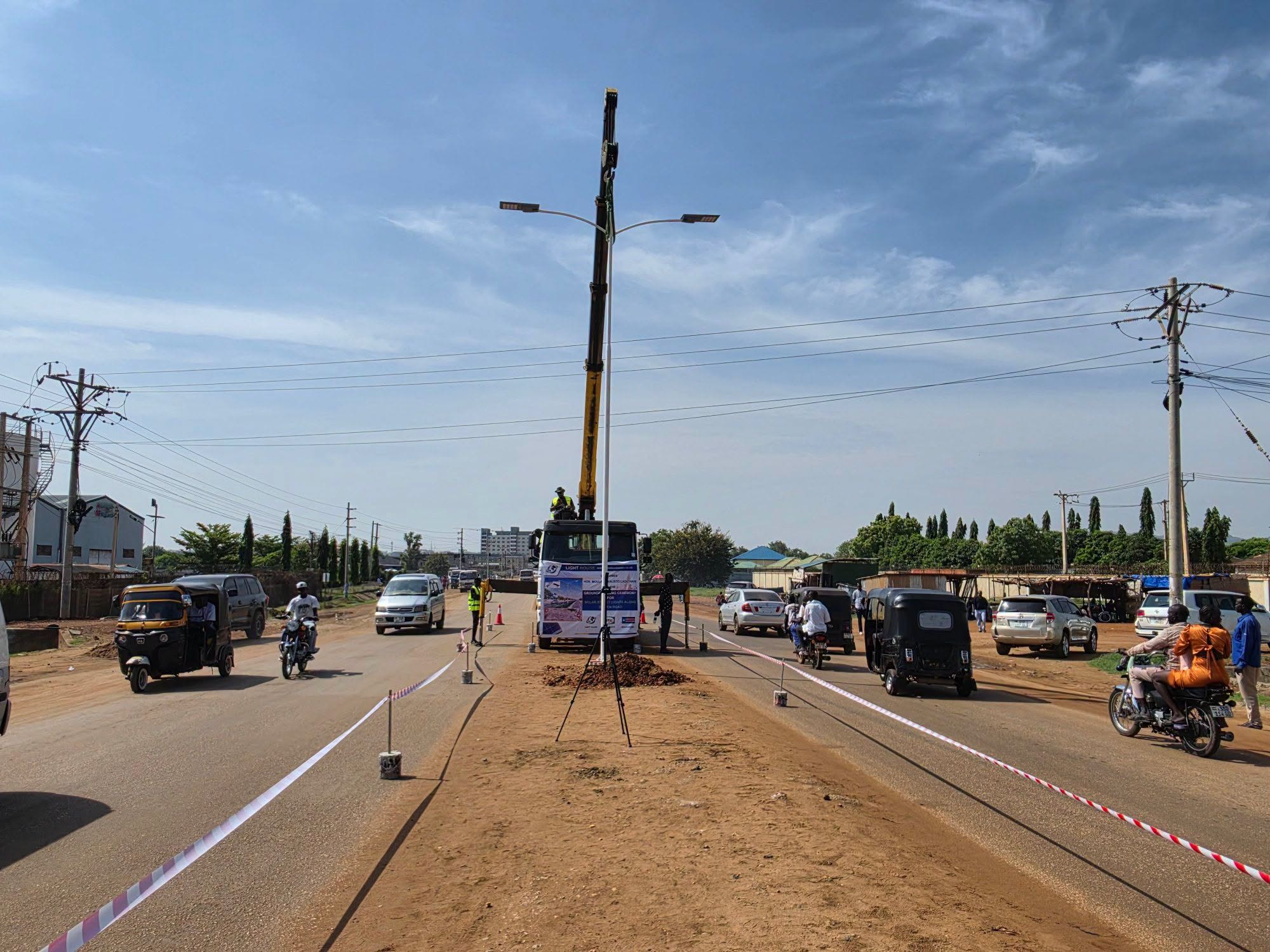 Juba County launches solar street lighting project